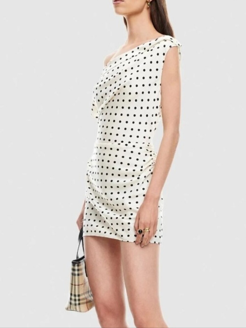 Lioness SWEETHEART MINI DRESS - CREAM POLKA Size S - Picture 3 of 4